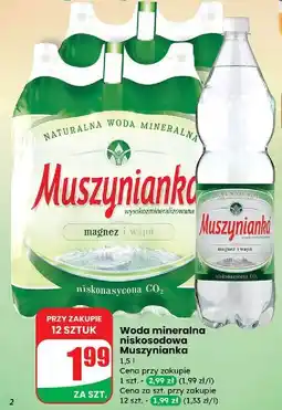 Dino Woda niegazowana Muszynianka oferta