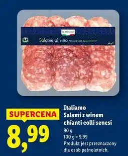 Lidl Salami al vino Italiamo oferta