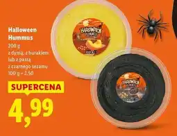 Lidl Hummus czarny Halloween oferta