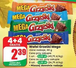 Dino Wafelek orzechowy w czekoladzie mlecznej Grześki Mega oferta
