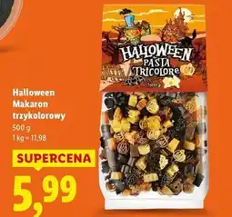 Lidl Makaron trzy kolory Halloween oferta