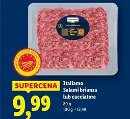 Lidl Salami cacciatore Italiamo oferta