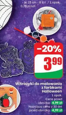 Dino Witrażyki do malowania halloween oferta