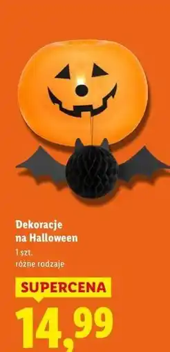 Lidl Dekoracje halloween oferta