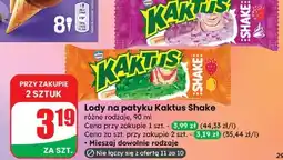 Dino Lody shake truskawka Nestle Kaktus oferta