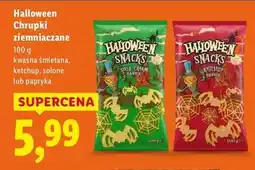 Lidl Chrupki solone Halloween oferta