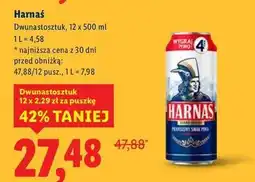 Lidl Piwo Harnaś Jasne Pełne oferta