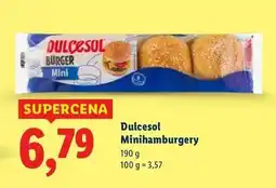 Lidl Mini burgery Dulcesol oferta