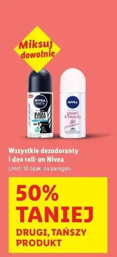 Lidl Antyperspirant Nivea Pearl & Beauty oferta