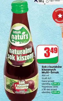 Dino Sok naturalny 100 % z buraków kiszonych Smak Natury oferta