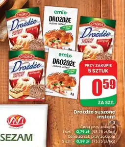 Dino Drozdże suszone Emix oferta