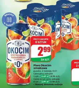 Dino Piwo Okocim Radler Pomarańcza Sycylijska Z Limonką 0% oferta