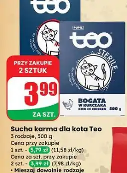 Dino Karma dla kota z drobiem Teo oferta