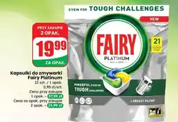 Dino Tabletki do zmywarek lemon Fairy Platinum oferta