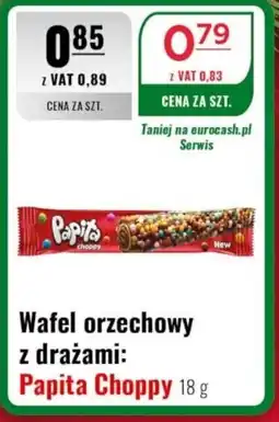 Eurocash Wafel orzechowy z drażami: Papita Choppy oferta