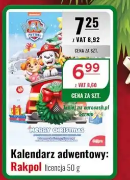 Eurocash Kalendarz adwentowy: Rakpol oferta
