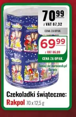 Eurocash Czekoladki świąteczne: Rakpol oferta