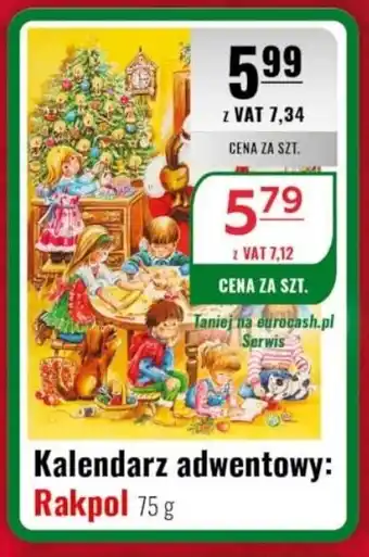 Eurocash Kalendarz adwentowy: Rakpol oferta