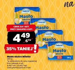 Netto Masło ekstra Miletto oferta