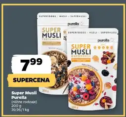 Netto Płatki Super Musli różne rodzaje Purella oferta