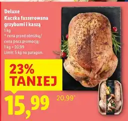 Lidl Kaczka faszerowana grzybami i kaszą Deluxe oferta