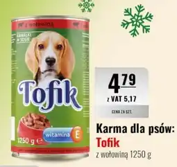 Eurocash Karma dla psów: Tofik oferta