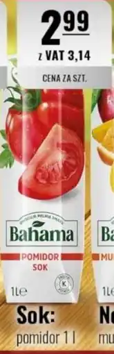 Eurocash Bahama Sok: pomidor oferta