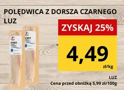Supeco Polędwica z dorsza czarnego Luz oferta