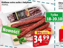 Prim Market Kiełbasa extra sucha z indykiem PEKPOL oferta