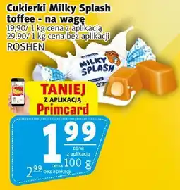 Prim Market Cukierki Milky Splash toffee ROSHEN oferta