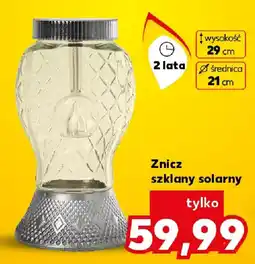 Kaufland Znicz szklany solarny oferta