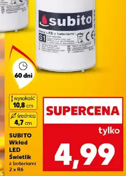 Kaufland SUBITO Wkład LED Świetlik oferta