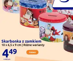 Action Skarbonka z zamkiem oferta