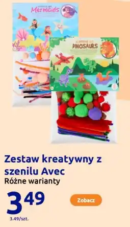 Action Zestaw kreatywny z szenilu Avec oferta
