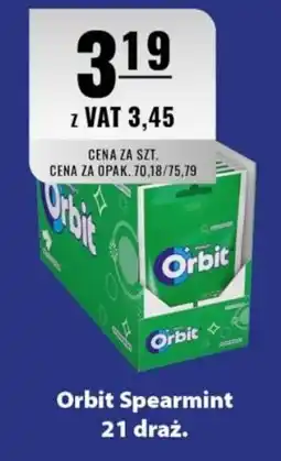 Eurocash Orbit Spearmint 21 draż. oferta