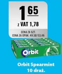 Eurocash Orbit Spearmint 10 draż. oferta