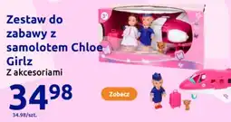 Action Zestaw do zabawy z samolotem Chloe Girlz oferta