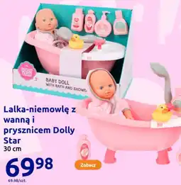 Action Lalka-niemowlę z wanną i prysznicem Dolly Star oferta