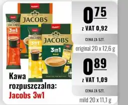 Eurocash Kawa rozpuszczalna: Jacobs 3w1 mild oferta