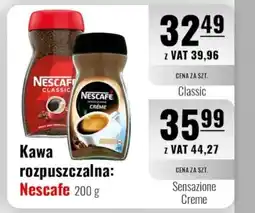 Eurocash Kawa rozpuszczalna: Nescafe Sensazione Creme oferta