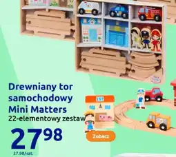 Action Drewniany tor samochodowy Mini Matters oferta