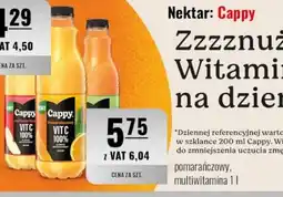 Eurocash Nektar: Cappy pomarańczowy, multiwitamina oferta