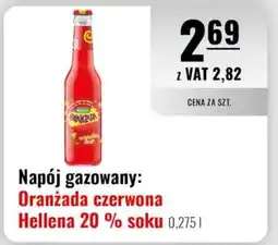 Eurocash Napój gazowany: Oranżada czerwona Hellena 20 % soku oferta