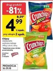 Intermarche Chipsy zielona cebulka Crunchips oferta