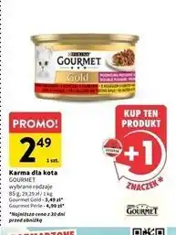 Intermarche Karma dla kota wołowina z marchewką Purina Gourmet Perle oferta