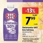 Intermarche Śmietana 30% bez laktozy Mlekovita oferta