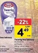 Intermarche Twaróg półtłusty bez laktozy Mlekovita oferta