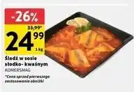 Intermarche Śledzie słodko-kwaśne Komersmag oferta