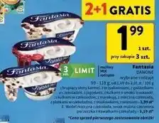 Intermarche Jogurt malina-czerwona porzeczka Danone Fantasia oferta