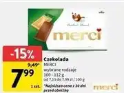 Intermarche Czekolada hazelnut almond Storck Merci oferta